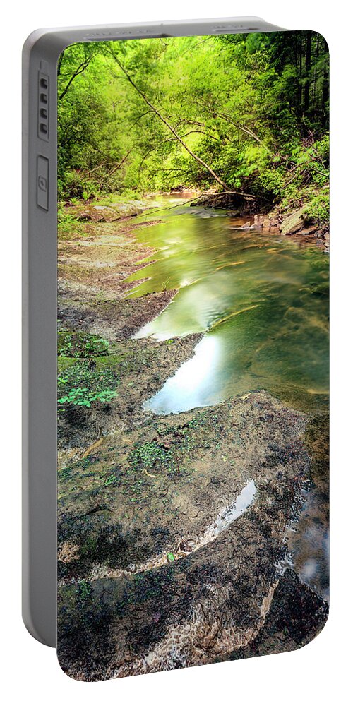 Daniel Boone National Forest Portable Battery Charger featuring the photograph Forest Creek #2 by Alexey Stiop