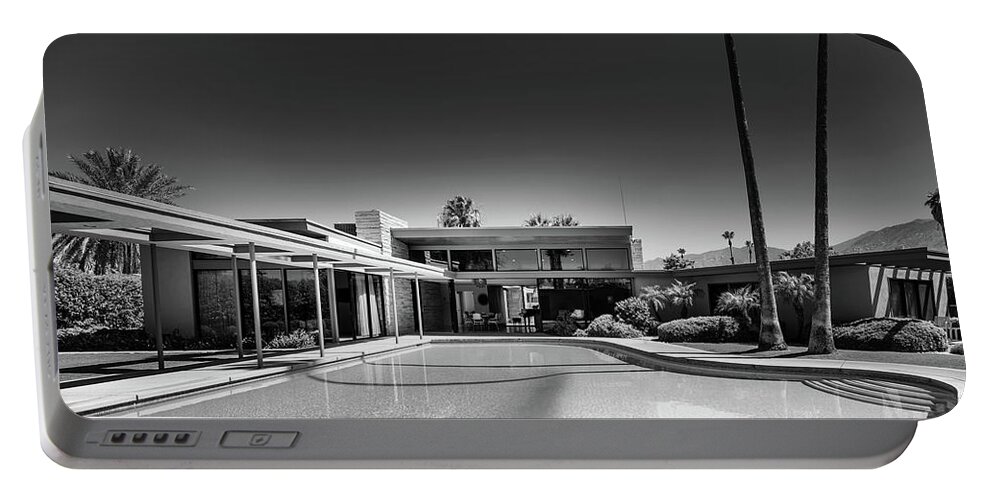 Frank Sinatra Portable Battery Charger featuring the photograph Frank Sinatra's Twin Palms Estate #2 by Mountain Dreams