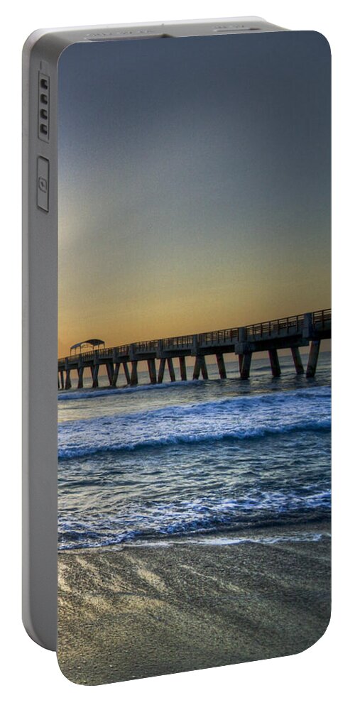 Clouds Portable Battery Charger featuring the photograph Heaven's Door #2 by Debra and Dave Vanderlaan