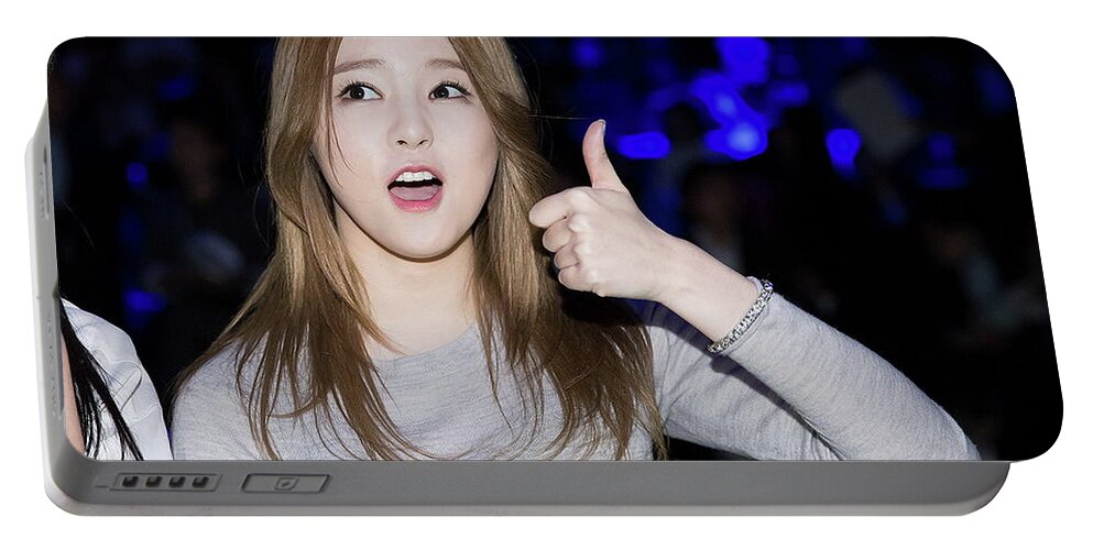 Hello Venus Portable Battery Charger featuring the digital art Hello Venus #2 by Super Lovely