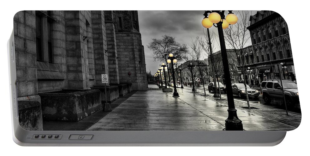 Lamp Post Portable Battery Charger featuring the photograph Lamp Post #2 by Mariel Mcmeeking
