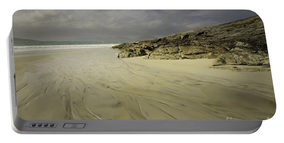 Luskentyre Beach Portable Battery Charger featuring the photograph Luskentyre, Isle of Harris #2 by Smart Aviation