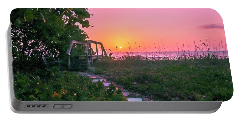  Portable Battery Charger featuring the photograph My Atlantic Dream - Sunrise #1 by Carlos Avila