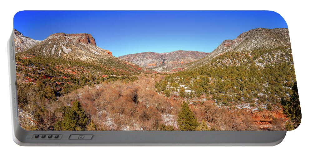 America Portable Battery Charger featuring the photograph Oak Creek Canyon #2 by Alexey Stiop
