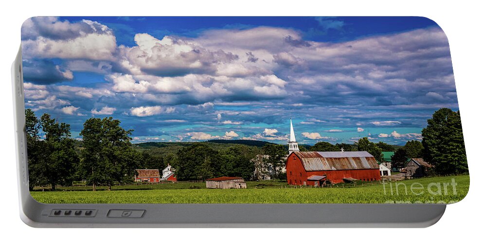Vermont Portable Battery Charger featuring the photograph Peacham Vermont #2 by Scenic Vermont Photography