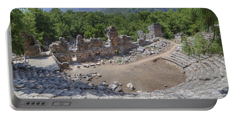Phaselis Portable Battery Charger featuring the photograph Phaselis - Turkey #2 by Joana Kruse