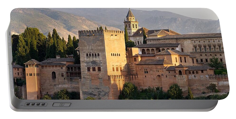 Alhambra Portable Battery Charger featuring the photograph The Alhambra #2 by Stephen Taylor