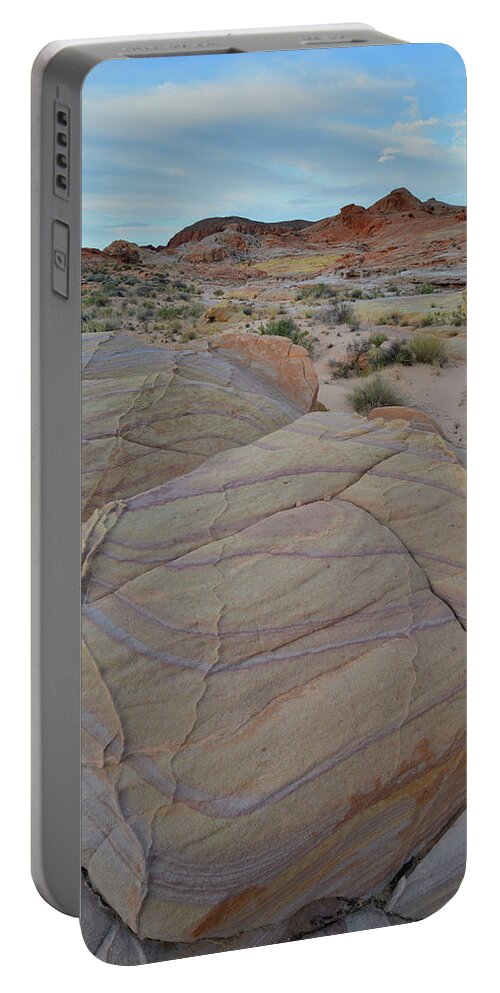 Valley Of Fire State Park Portable Battery Charger featuring the photograph The Pastels of Valley of Fire #2 by Ray Mathis