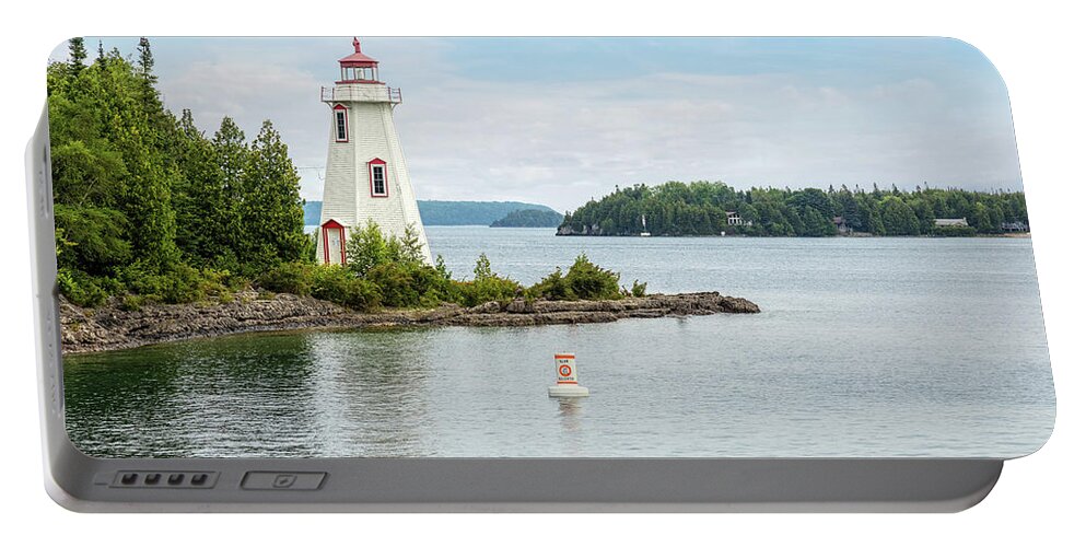 Tobermory Portable Battery Charger featuring the photograph Tobermory - Canada #2 by Joana Kruse