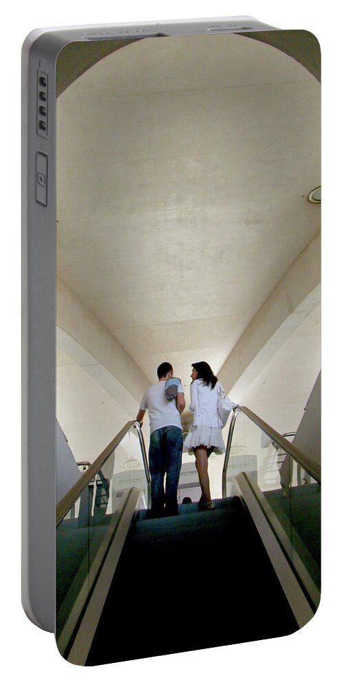 España Portable Battery Charger featuring the photograph Love by Yuki Onoue