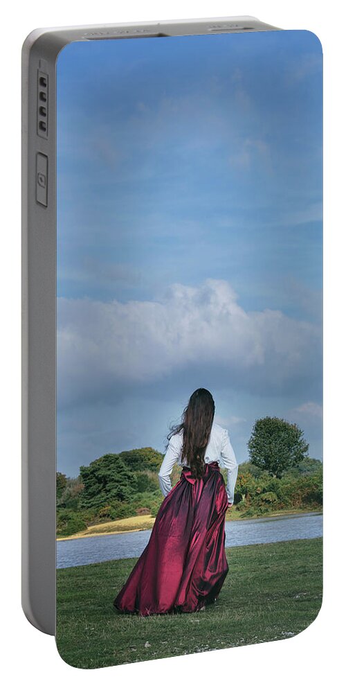 Girl Portable Battery Charger featuring the photograph Victorian lady #2 by Joana Kruse