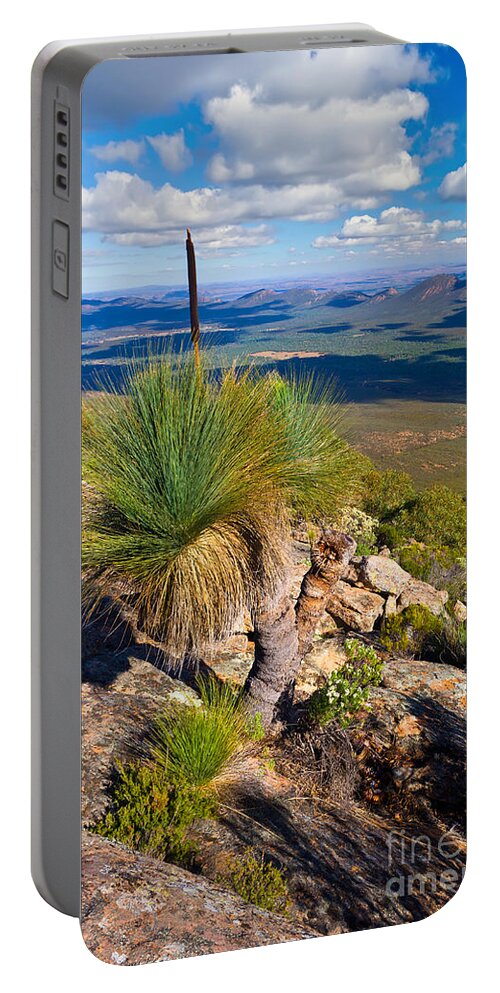 Wilpena Pound St Mary Peak Flinders Ranges South Australia Australian Landscape Landscapes Outback Portable Battery Charger featuring the photograph Wilpena Pound #2 by Bill Robinson
