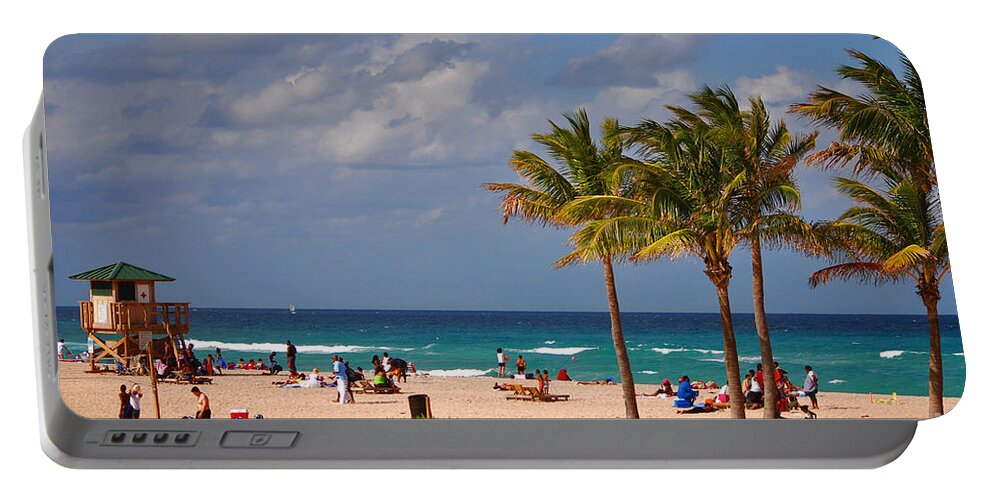 Singer Island Portable Battery Charger featuring the photograph 23- A Day At The Beach by Joseph Keane