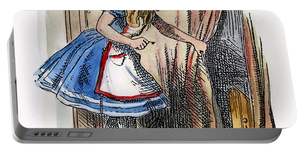 1865 Portable Battery Charger featuring the painting Alice In Wonderland #26 by Granger