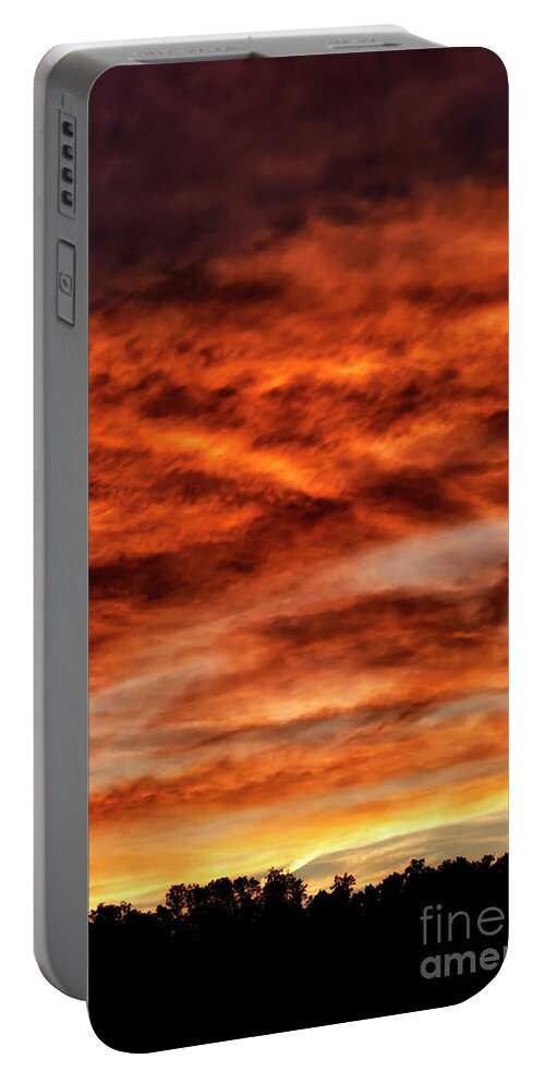 Sunset Portable Battery Charger featuring the photograph Appalachian Afterglow #26 by Thomas R Fletcher