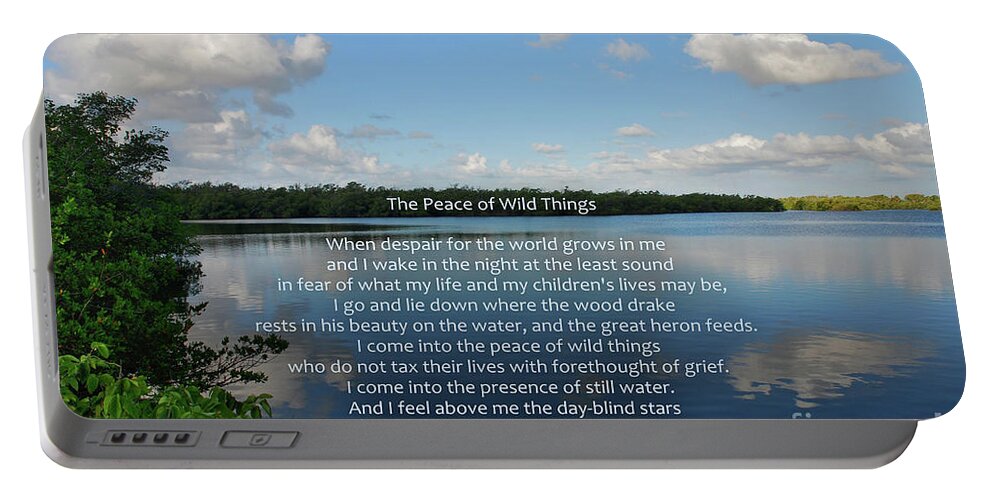 The Peace Of Wild Things Portable Battery Charger featuring the photograph 282- The Peace of Wild Things by Joseph Keane