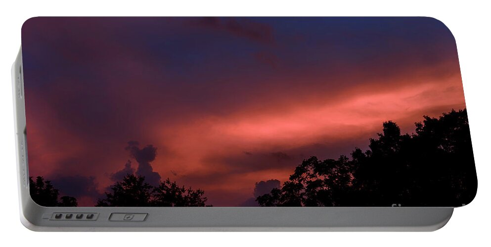 Sunset Portable Battery Charger featuring the photograph Appalachian Afterglow #29 by Thomas R Fletcher