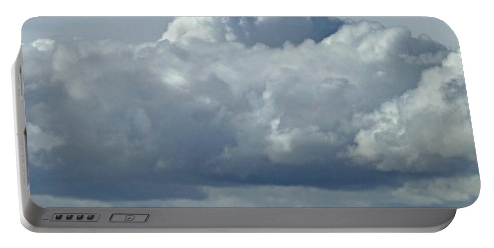 Clouds Portable Battery Charger featuring the photograph 2D07521-DC Clouds over Thousand Spring Valley by Ed Cooper Photography