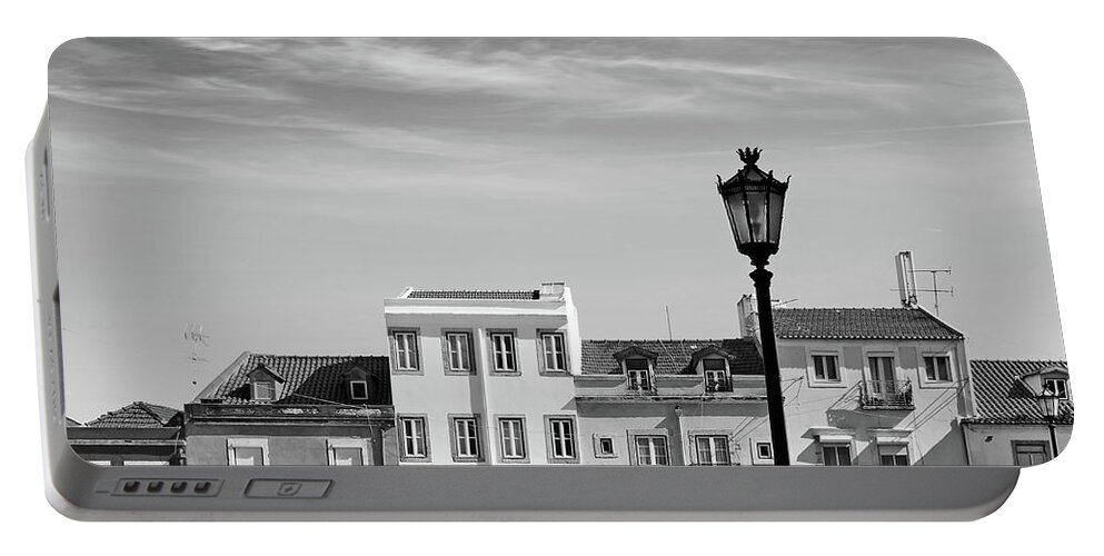 Alfama Portable Battery Charger featuring the photograph Lisbon Houses #3 by Carlos Caetano