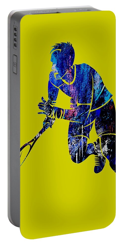 Tennis Portable Battery Charger featuring the mixed media Mens Tennis Collection #3 by Marvin Blaine