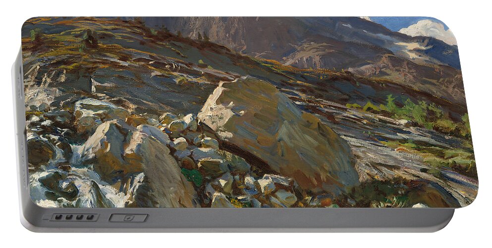 John Singer Sargent Portable Battery Charger featuring the painting Simplon Pass #4 by John Singer Sargent