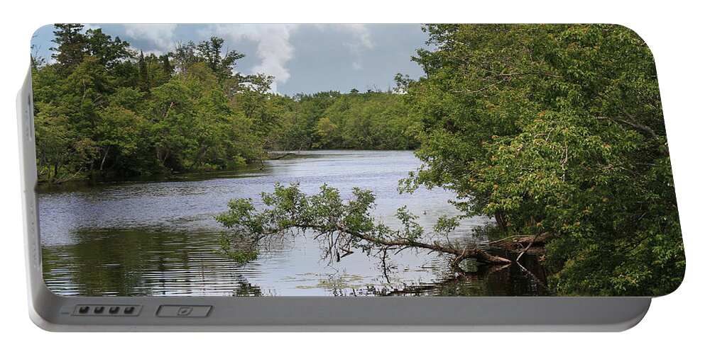 Tahquamenon River Portable Battery Charger featuring the photograph Tahquamenon River #3 by Jackson Pearson