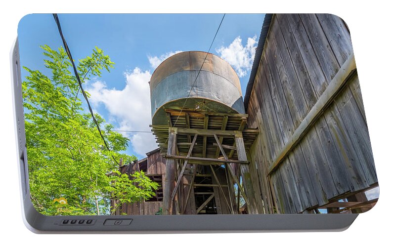 Buildings Portable Battery Charger featuring the photograph The Capital Quarry Cutting Shed #3 by Jim Thompson