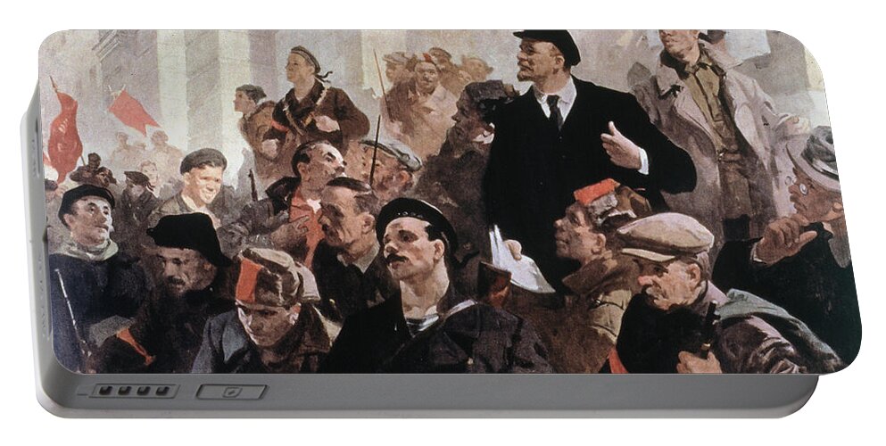1917 Portable Battery Charger featuring the photograph Vladimir Lenin (1870-1924) #3 by Granger