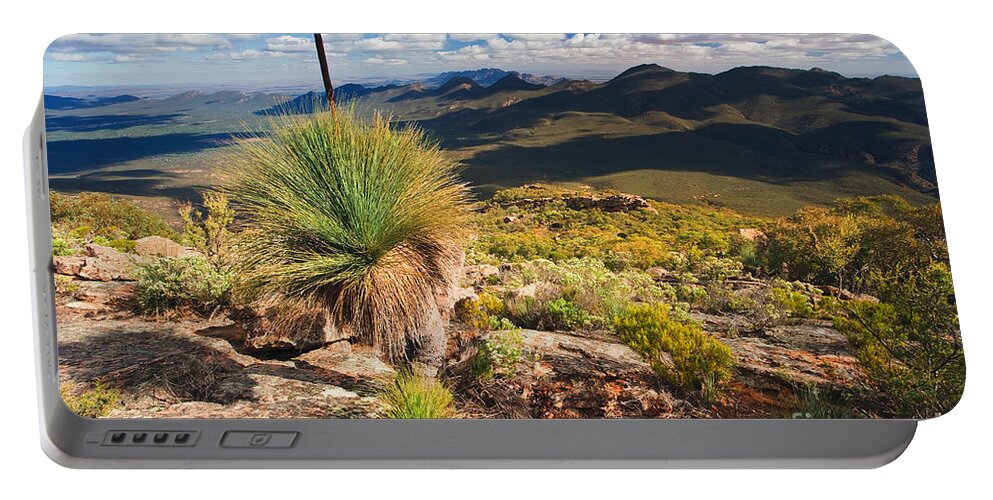 Wilpena Pound St Maty's Peak Flinders Ranges South Australia Landscape Australian Outback Portable Battery Charger featuring the photograph Wilpena Pound #3 by Bill Robinson