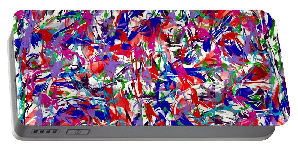  Portable Battery Charger featuring the digital art B T Y L by James Lanigan Thompson MFA