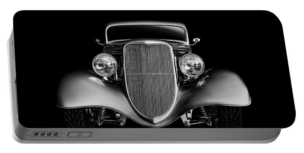 Transportation Portable Battery Charger featuring the digital art '33 Ford Hotrod by Douglas Pittman