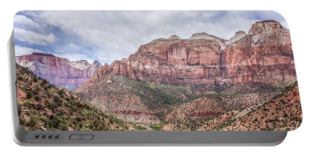 Zion Portable Battery Charger featuring the photograph Zion Canyon National Park Utah #34 by Alex Grichenko
