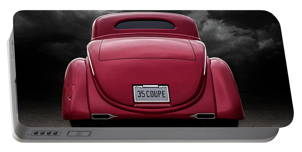 Vintage Portable Battery Charger featuring the digital art 35 Ford Coupe by Douglas Pittman