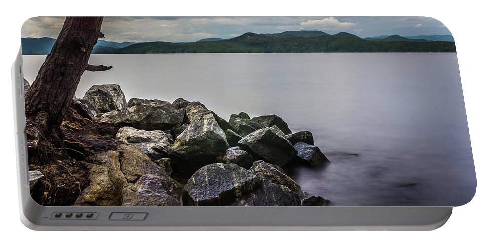Scenery Portable Battery Charger featuring the photograph Scenery around lake jocasse gorge #35 by Alex Grichenko
