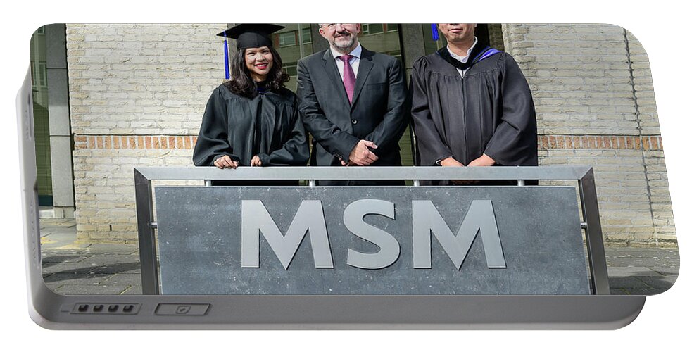  Portable Battery Charger featuring the photograph MSM Graduation Ceremony 2017 #38 by Maastricht School Of Management