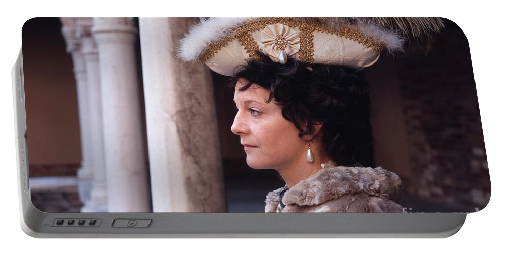 Venezia Portable Battery Charger featuring the photograph Carnevale by Riccardo Mottola
