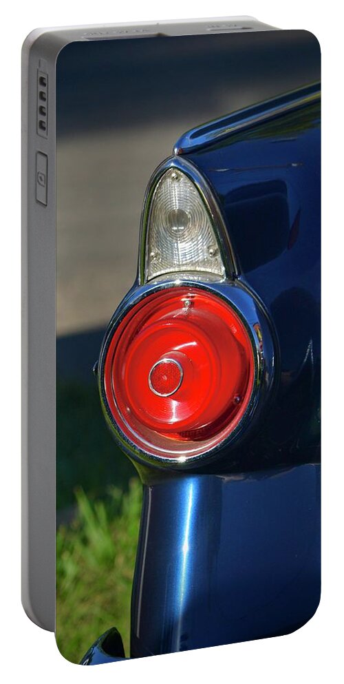 Portable Battery Charger featuring the photograph Ford Taillight #4 by Dean Ferreira
