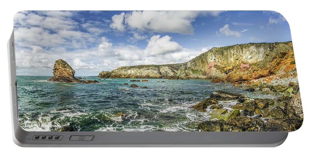 Gwenfaens Portable Battery Charger featuring the photograph Gwenfaens Pillar #4 by Ian Mitchell