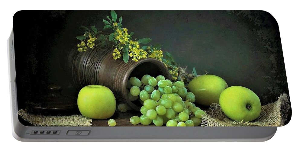Still Life Portable Battery Charger featuring the photograph Still Life #4 by Mariel Mcmeeking