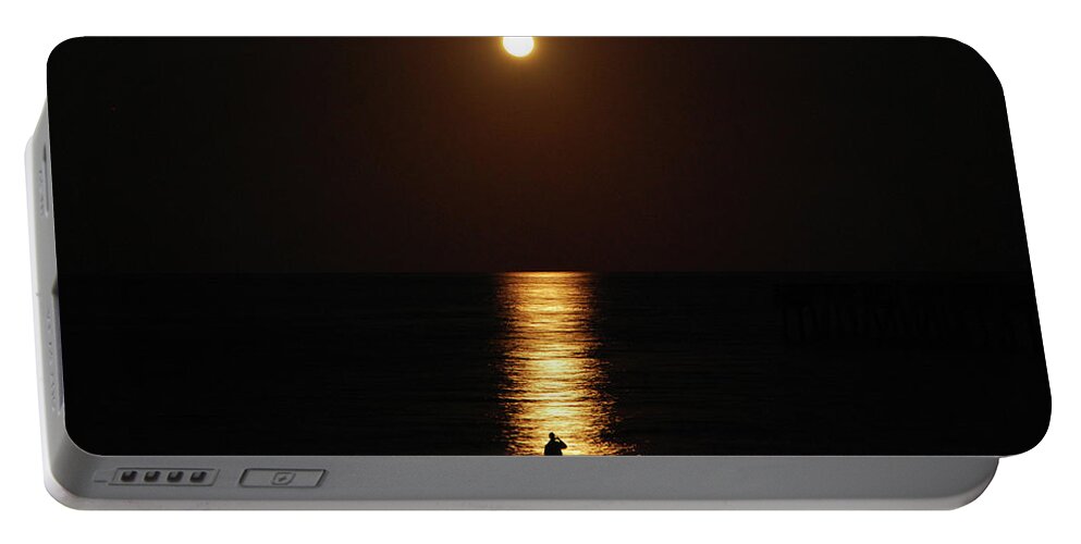 Super Moon Portable Battery Charger featuring the photograph 4- Super Moon by Joseph Keane