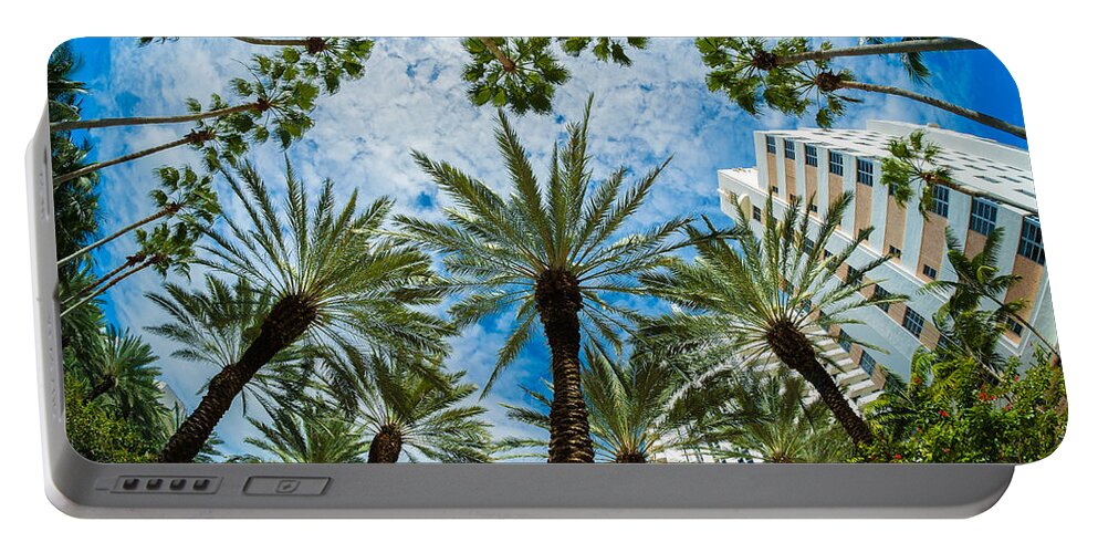Architecture Portable Battery Charger featuring the photograph Miami Beach by Raul Rodriguez