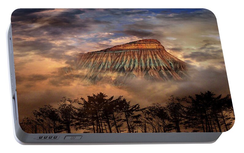 Mountains Portable Battery Charger featuring the photograph 4381 by Peter Holme III
