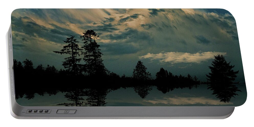 Trees Portable Battery Charger featuring the photograph 4395 by Peter Holme III