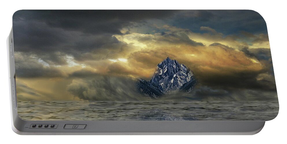 Mountain Portable Battery Charger featuring the photograph 4471 by Peter Holme III