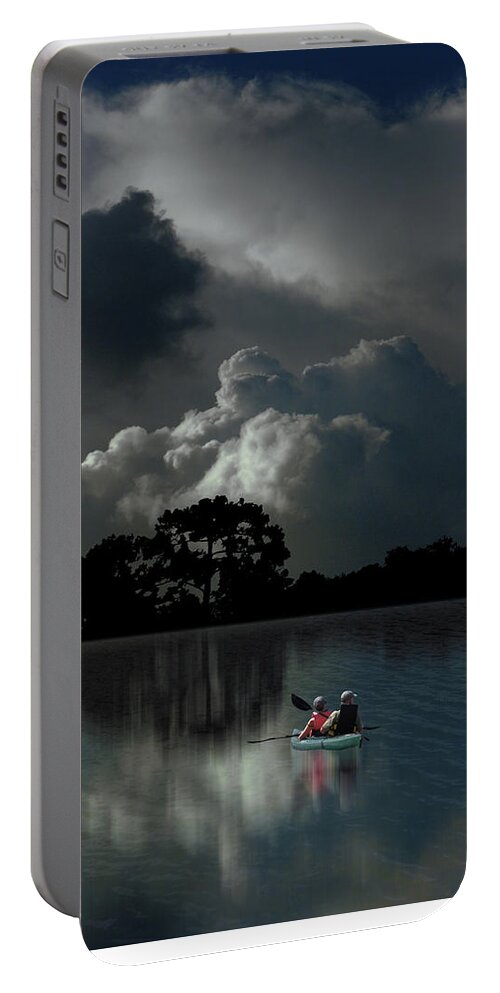 Clouds Portable Battery Charger featuring the photograph 4477 by Peter Holme III