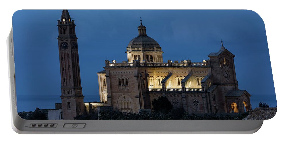 Basilica Ta Pinu Portable Battery Charger featuring the photograph Basilica Ta Pinu - Gozo #5 by Joana Kruse