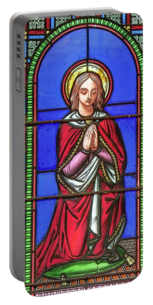 Saint Annes Portable Battery Charger featuring the digital art Saint Anne's Windows #5 by Jim Proctor