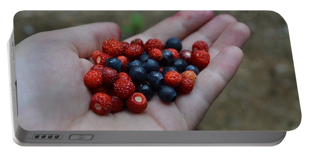 Berry Portable Battery Charger featuring the photograph Berry #6 by Jackie Russo