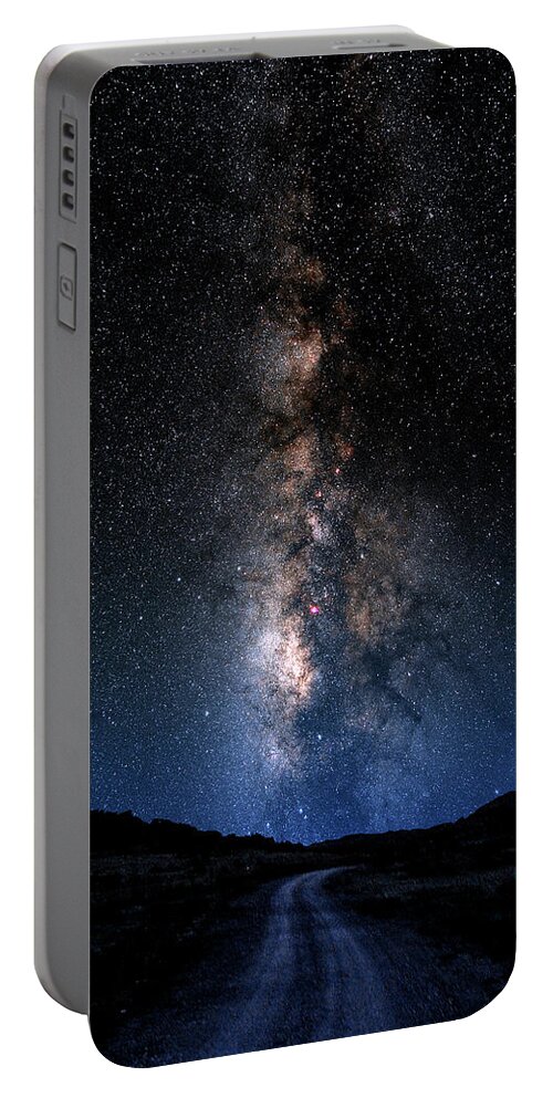 Astronomy Portable Battery Charger featuring the photograph Milky Way by Larry Landolfi