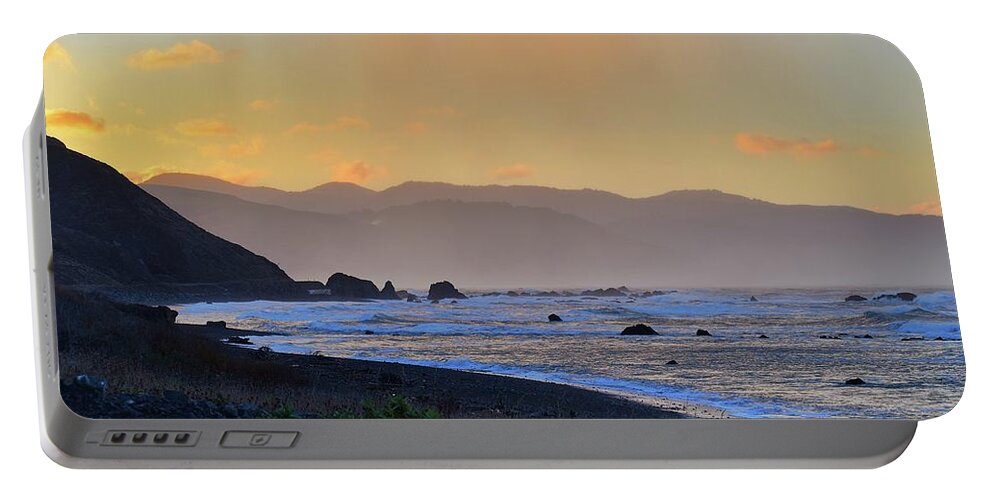 The Lost Coast Portable Battery Charger featuring the photograph The Lost Coast #6 by Maria Jansson